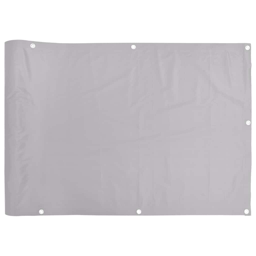 Vidaxl balkonscherm 700x90 cm pvc grijs