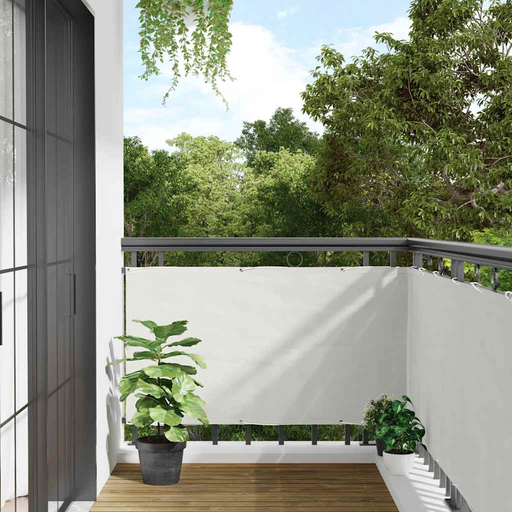 Vidaxl balkonscherm 600x90 cm pvc wit