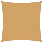 Vidaxl zonnezeil 160 g m² vierkant 3,6x3,6 m hdpe zandkleurig