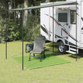Vidaxl tenttapijt 200x200 cm hdpe lichtgroen