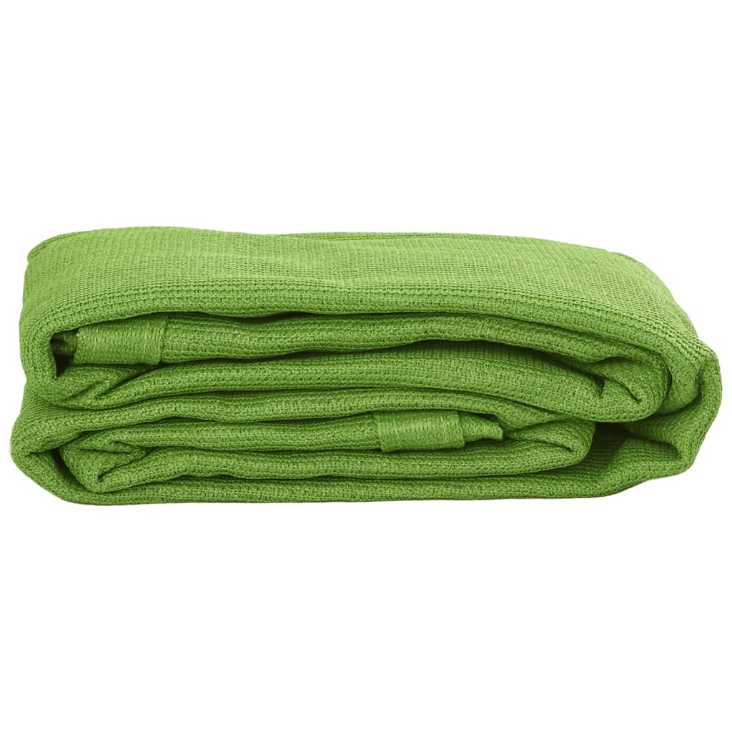 Vidaxl tenttapijt 250x250 cm hdpe lichtgroen