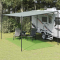 Vidaxl tenttapijt 250x400 cm hdpe lichtgroen