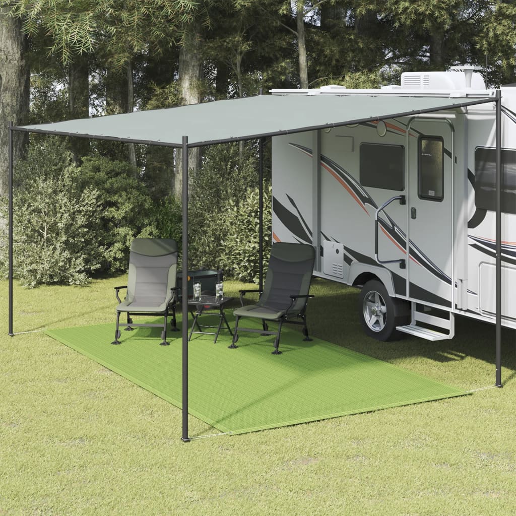 Vidaxl tenttapijt 250x450 cm hdpe lichtgroen
