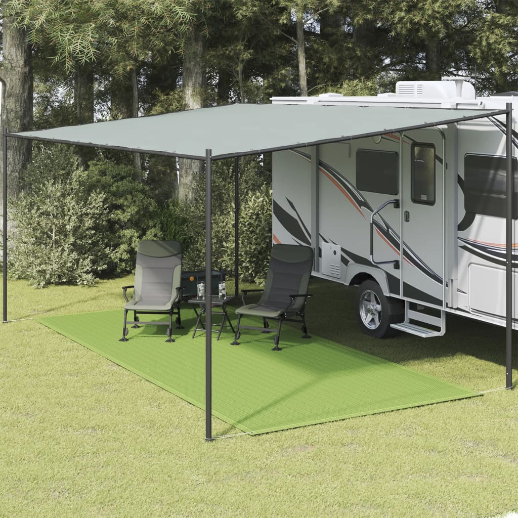 Vidaxl tenttapijt 250x600 cm hdpe lichtgroen