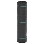Vidaxl onkruidmembraan zwart 0,5x50 m pp