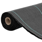 Vidaxl onkruidmembraan zwart 0,5x50 m pp
