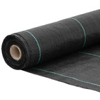 Vidaxl onkruidmembraan zwart 1,5x100 m pp