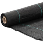 Vidaxl worteldoek 4x100 m polypropeen zwart