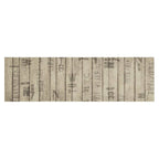 Vidaxl keukenmat wasbaar hekprint 45x150 cm fluweel