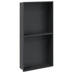 Vidaxl douchenis 32x62x9 cm roestvrijstaal matzwart