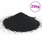 Vidaxl aquariumzand 25 kg 0,2-2 mm zwart
