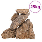 Vidaxl drakenstenen gemengde kleur 25 kg 10-30 cm