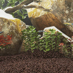 Vidaxl lavastenen 10 kg 1-2 cm rood
