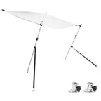 Vidaxl schaduwdoekset t-top 170x170x(113-182,5) cm wit
