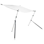 Vidaxl schaduwdoekset t-top 170x170x(113-182,5) cm wit