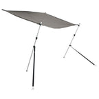 Vidaxl schaduwdoekset t-top 170x170x(113-182,5) cm antracietgrijs