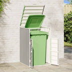 Vidaxl containerberging voor 1 container 72x81x115 cm staal grijs