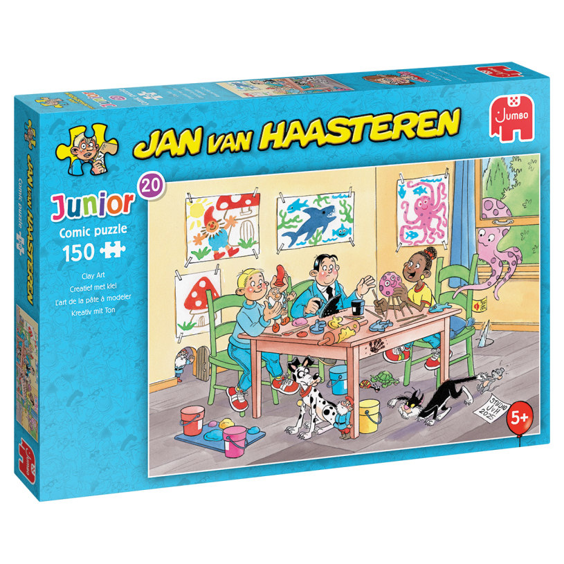 Jumbo puzzel 150 st. jvh junior creatief met klei