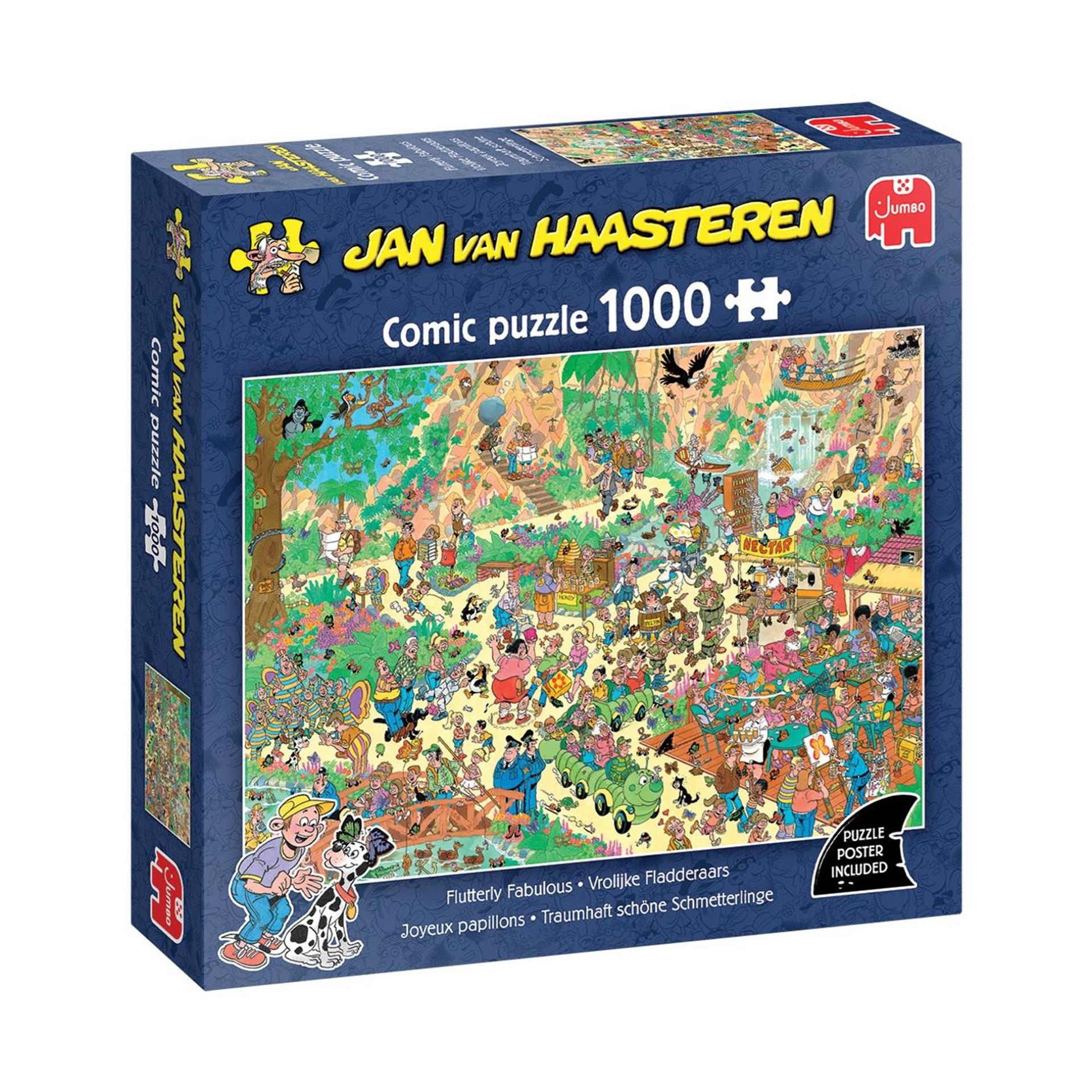 Jumbo jvh puzzel vrolijke fladderaars 1000 stukjes