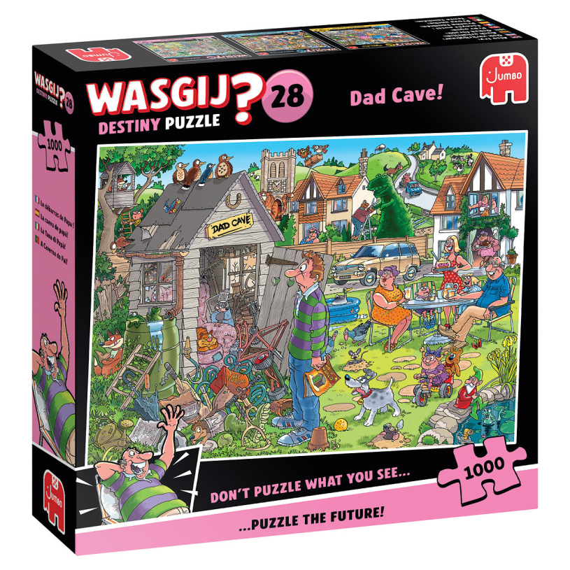 Jumbo wasgij destiny 28 legpuzzel - de mancave van pa, 1000st.