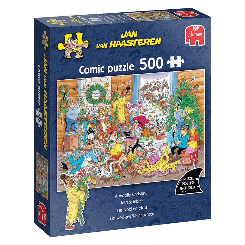 Jumbo puzzel 500 st. jvh kerstkriebels