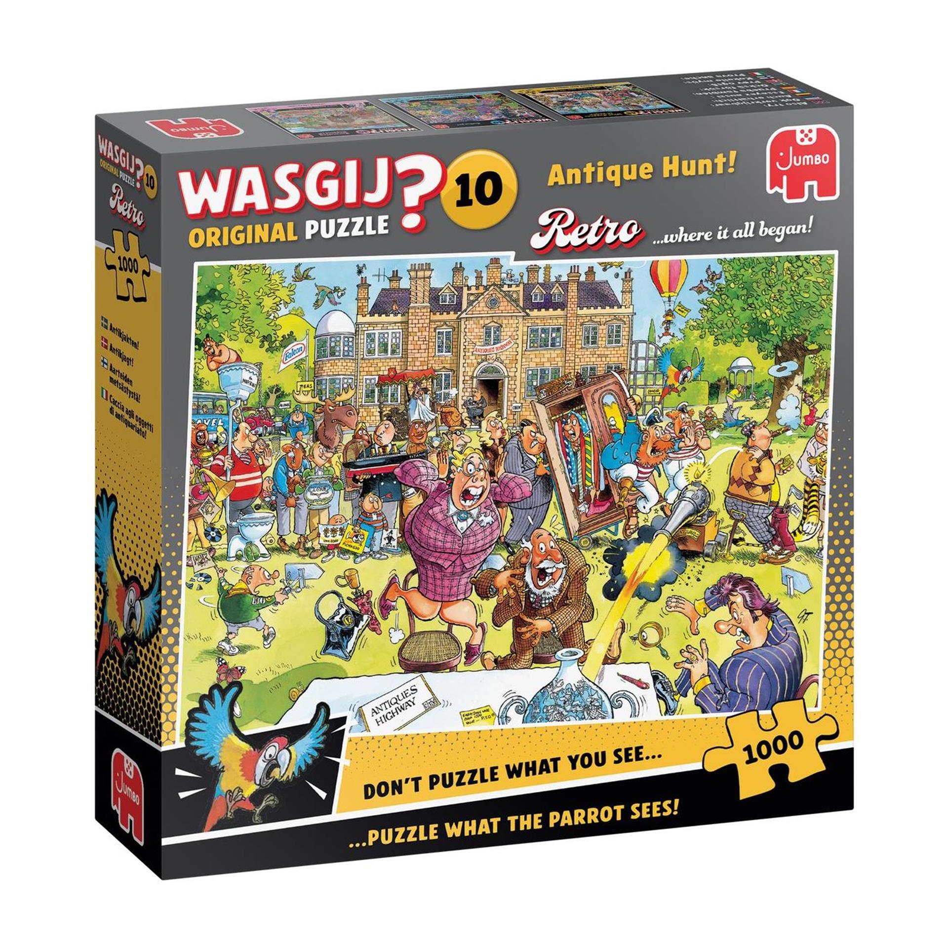 Jumbo - Wasgij retro original 10 antiekjacht!