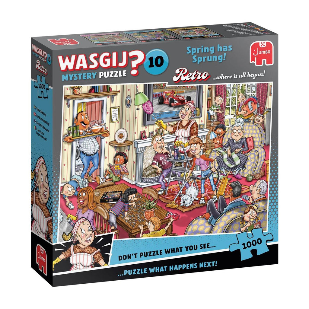 Jumbo - Wasgij retro mystery 10 - de voorjaars-schoonmaak! - 1000st.