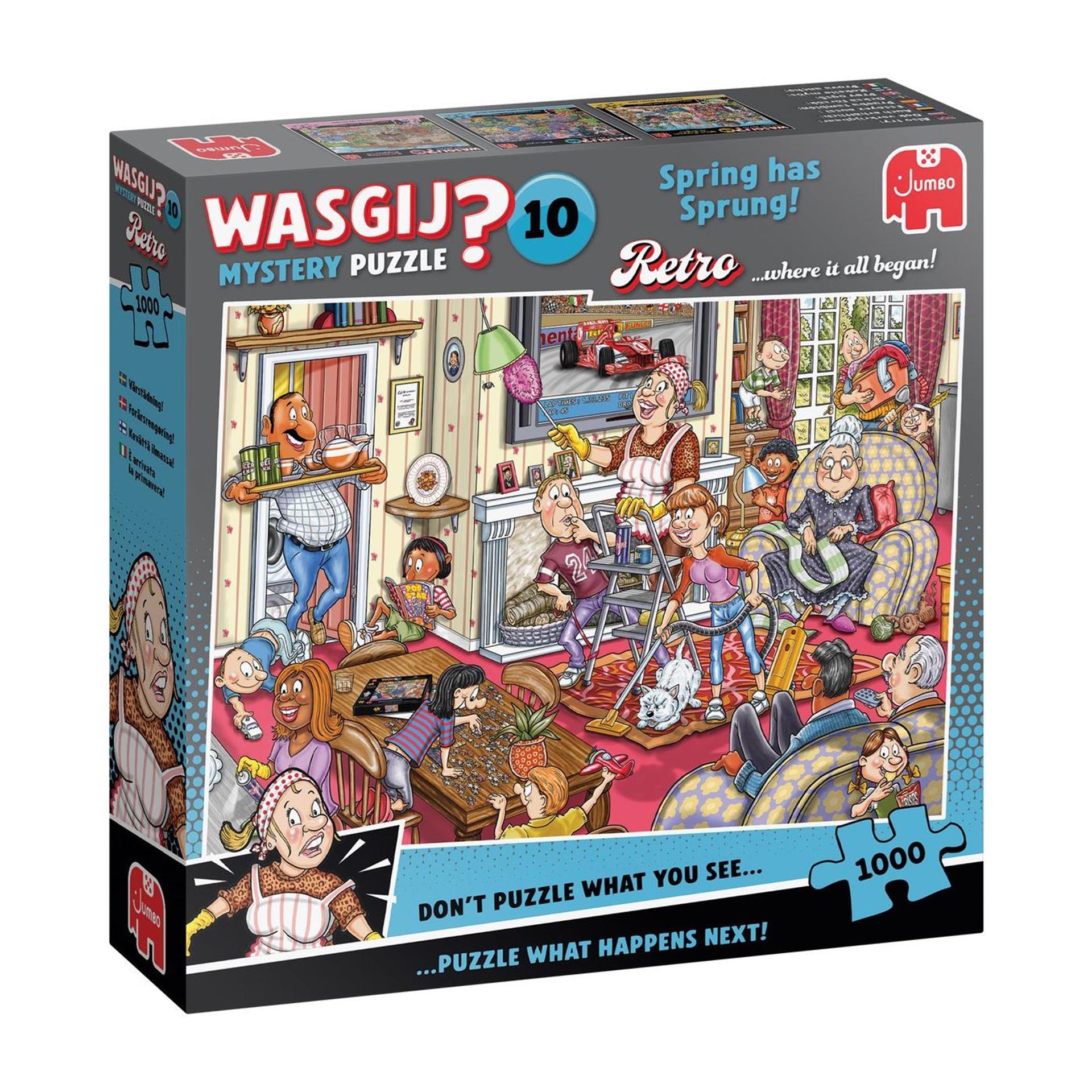 Jumbo - Wasgij retro mystery 10 - de voorjaars-schoonmaak! - 1000st.