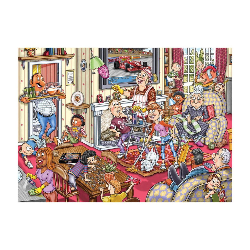 Jumbo - Wasgij retro mystery 10 - de voorjaars-schoonmaak! - 1000st.