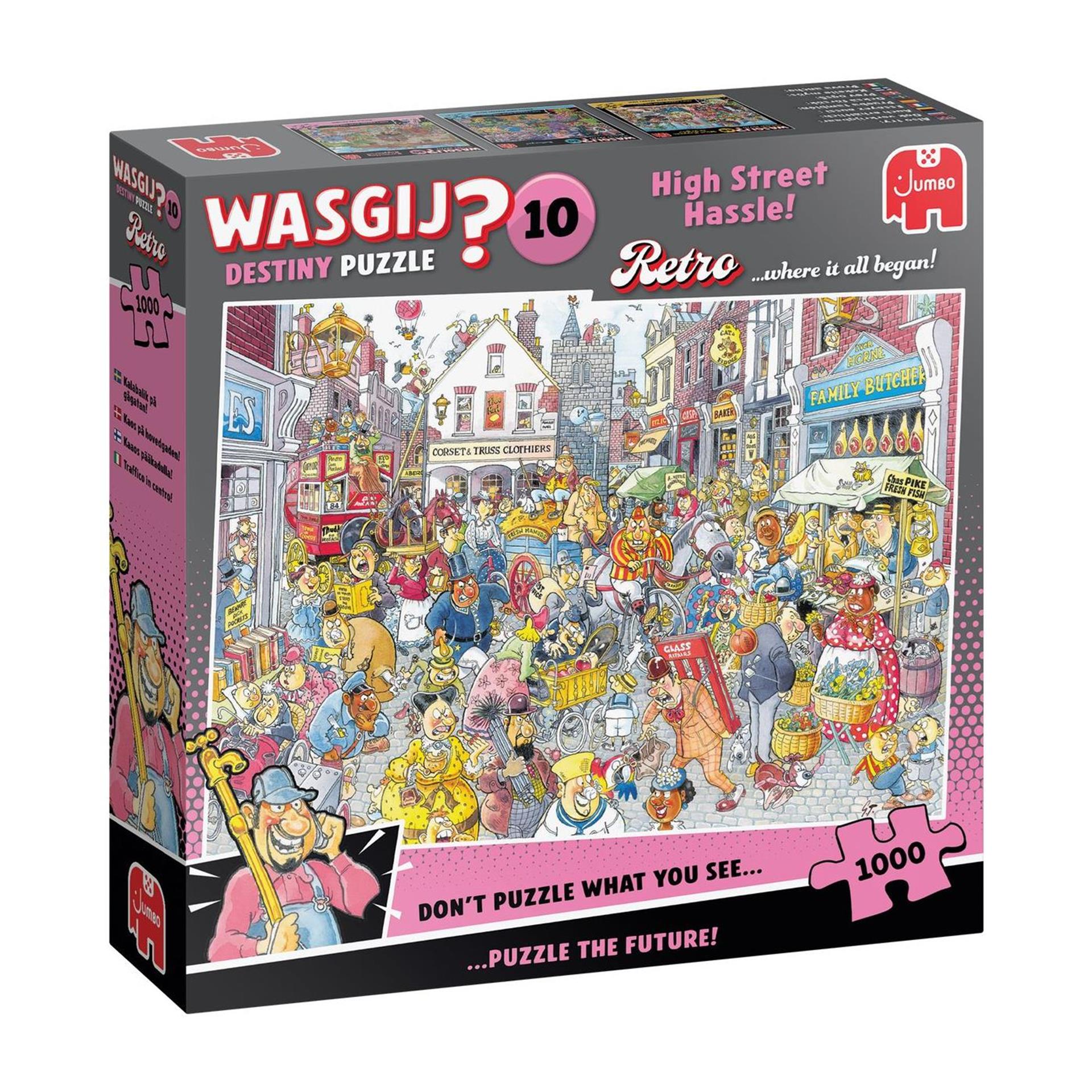 Jumbo - Wasgij retro destiny 10 - chaos in de winkelstraat! - 1000st.