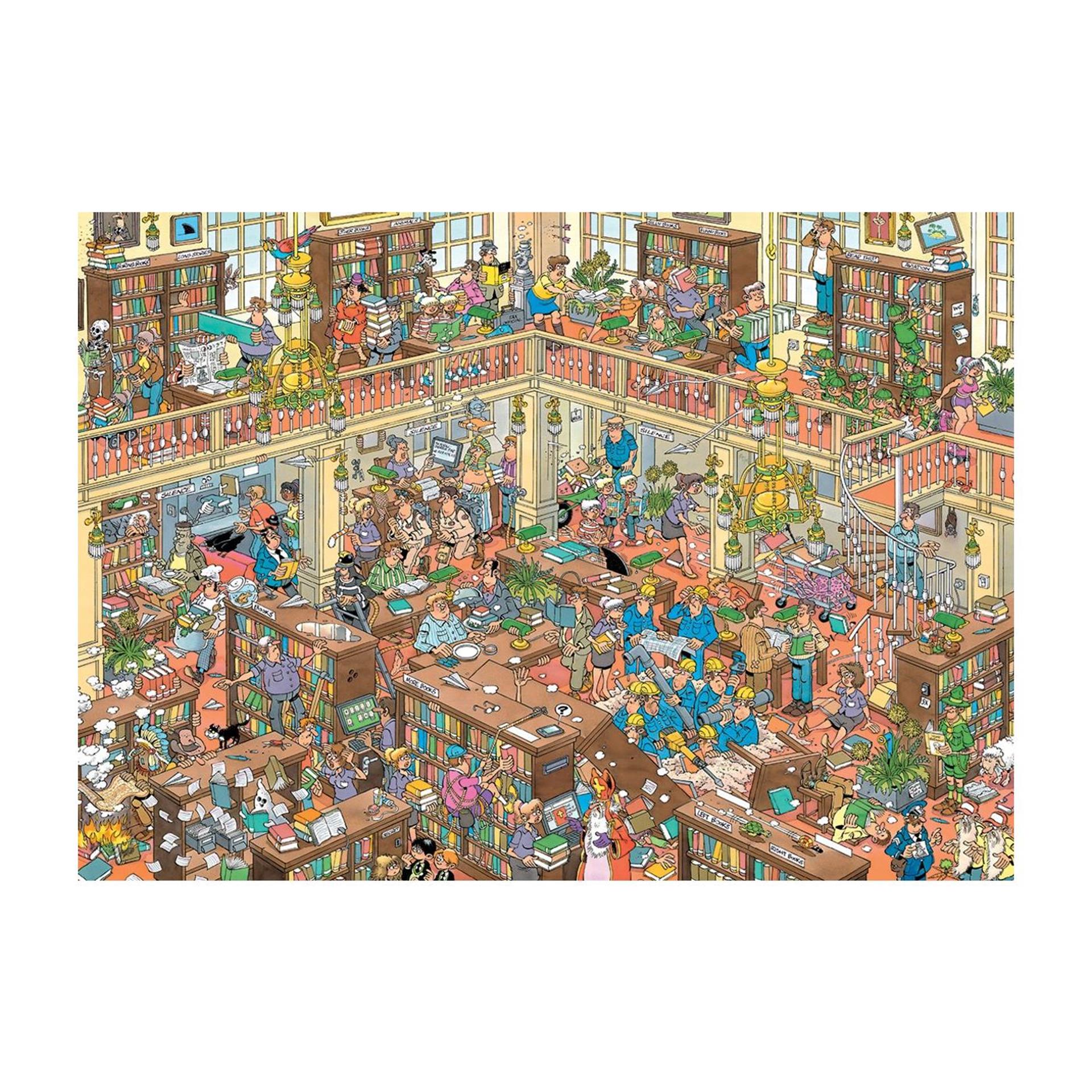 Jumbo - jan van haasteren puzzel 500 bibliotheek xl stukjes