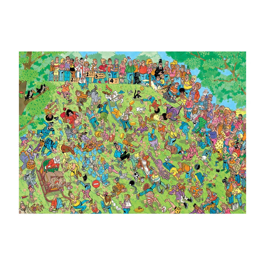 Jumbo - jan van haasteren puzzel titel grijp de kaas! 1000 stukjes