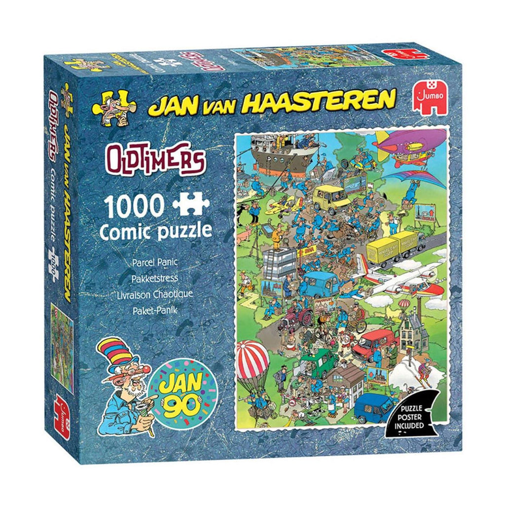 Jumbo - jan van haasteren puzzel oldtimers parcel panic 1000 stukjes