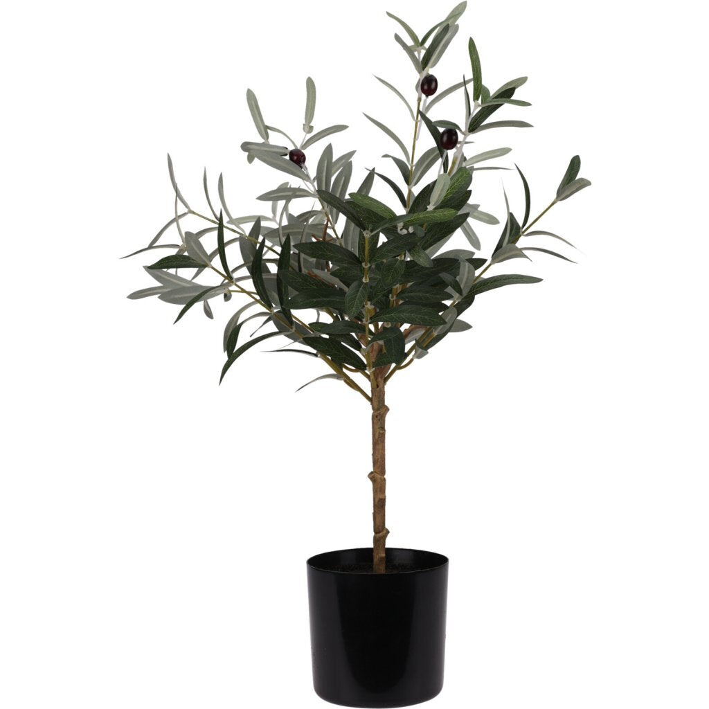 Overige Merken - Overige Merken Kunstplant olijfboom 45x66 cm groen