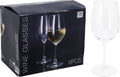 Excellent Houseware - Houseware Wijnglas wit 350ml set van 6 stuks