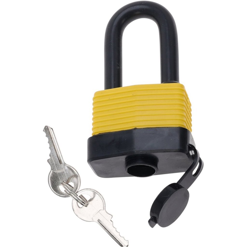 FX Tools - FX Tools hangslot met sleutel zwart/geel