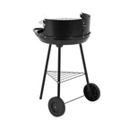Bbq barbecue 43x70 cm zwart