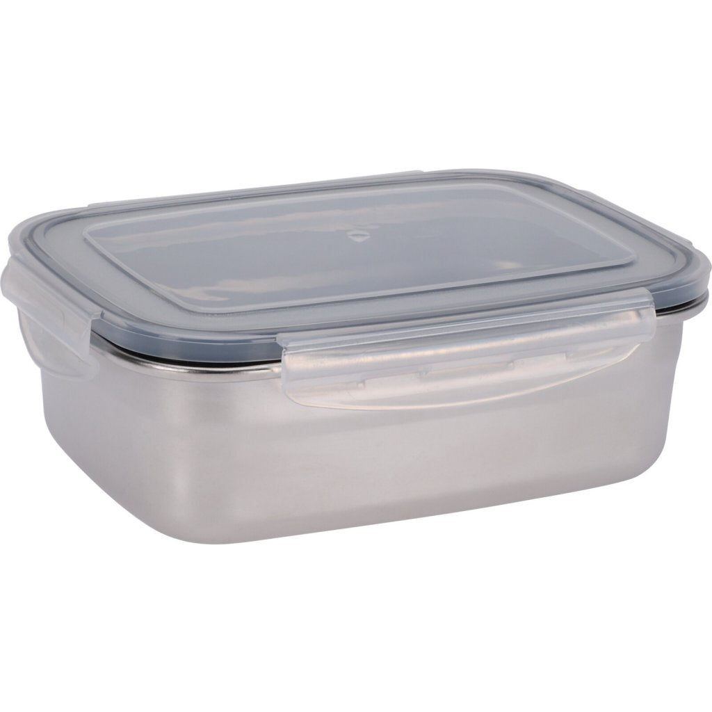 Excellent Houseware - Houseware voorraaddoos 750 ml rvs/grijs