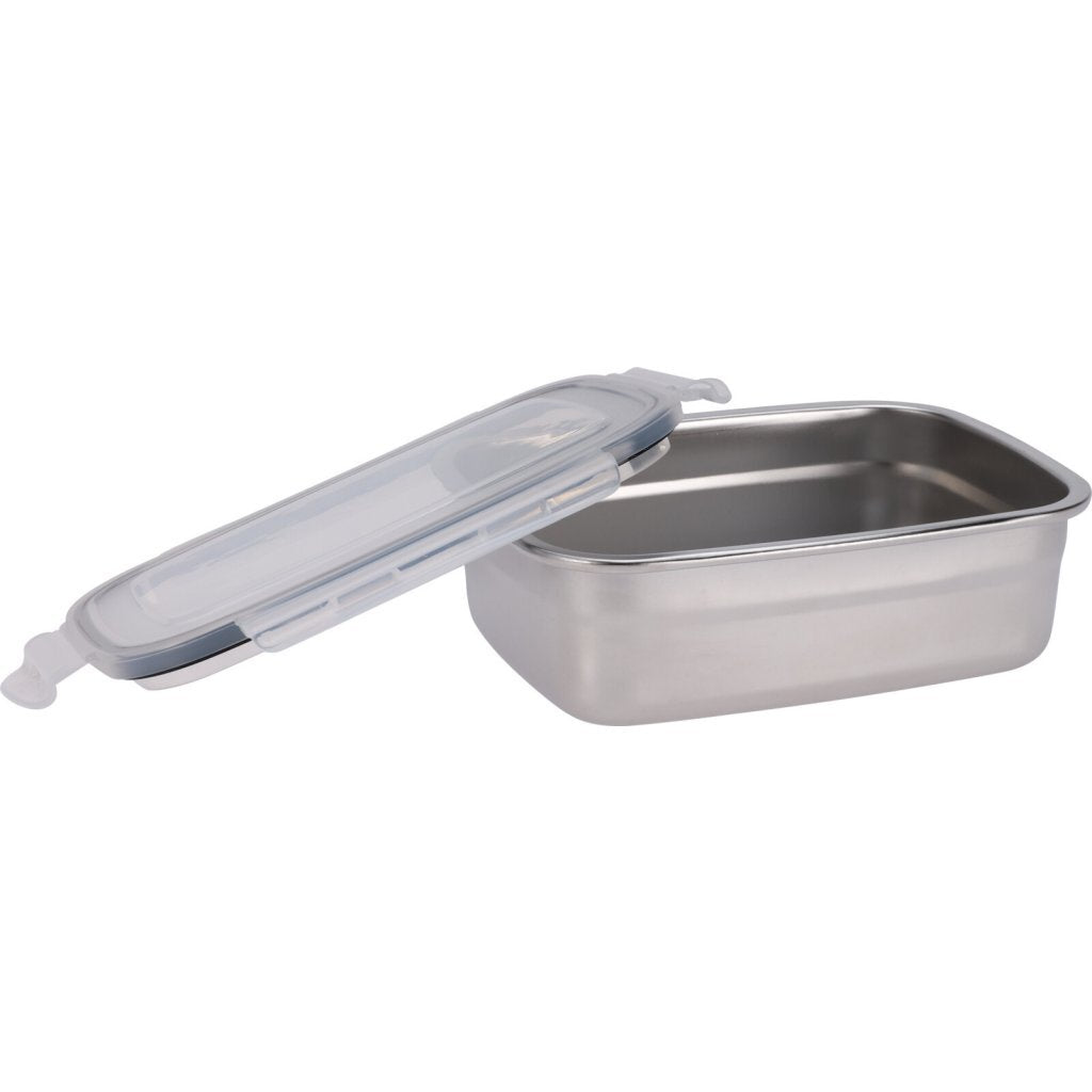 Excellent Houseware - Houseware voorraaddoos 750 ml rvs/grijs