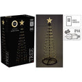 Overige Merken - Overige Merken Led kerstboom 154 led's 150 cm warm wit zwart