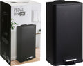 Excellent Houseware - Houseware pedaalemmer ijzer 30l zwart