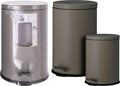 Excellent Houseware - Houseware pedaalemmer set 20l & 5l brons
