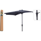 Ambiance - Ambiance parasol 270 cm zwart