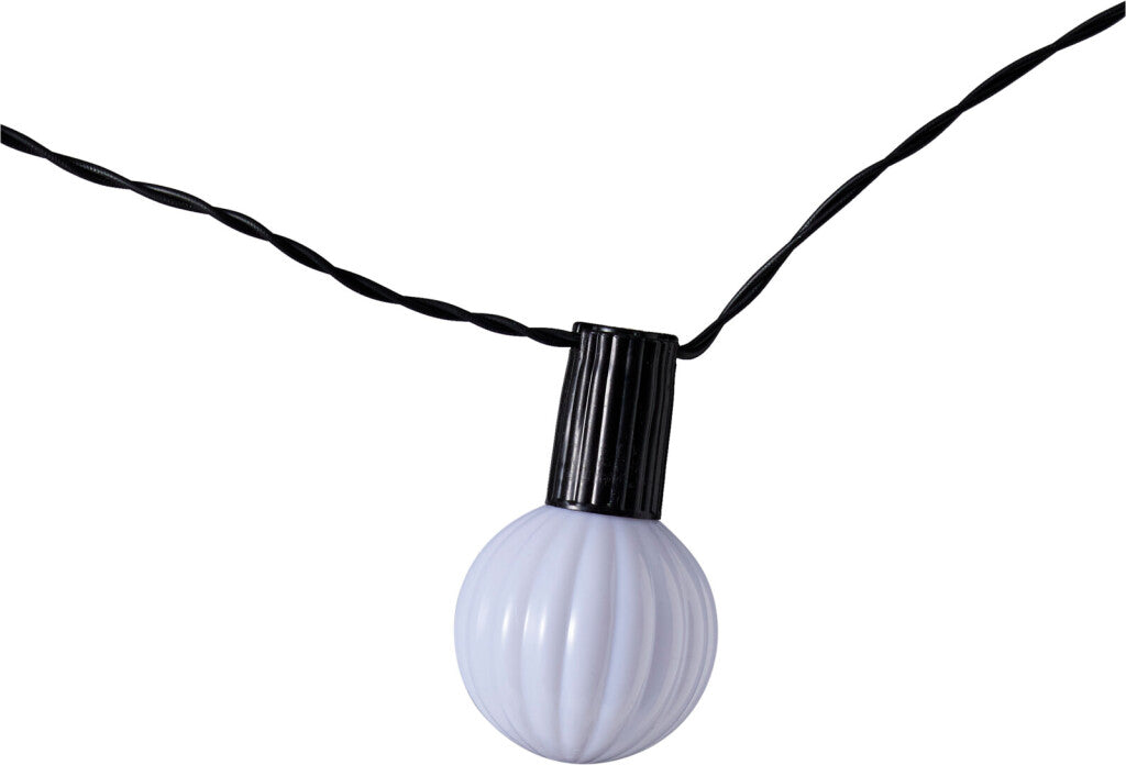 Pro Garden - Garden solar led lichtslinger 20 warm witte lampen 57 meter buitenverlichting op zonne-energie