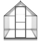 VidaXL Tuinkas met basisframe 334x169x202 cm aluminium antracietkleur