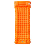 Vidaxl kampeermatras met kussen zelfopblazend 1-persoons oranje