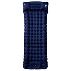 Vidaxl kampeermatras met kussen zelfopblazend 1-persoons marineblauw