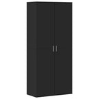 VidaXL Schoenenkast 80x39x178 cm spaanplaat zwart