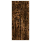 VidaXL Schoenenkast 80x39x178 cm bewerkt hout gerookt eikenkleurig