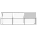 VidaXL Kippenhok 2x6x2 m gegalvaniseerd staal